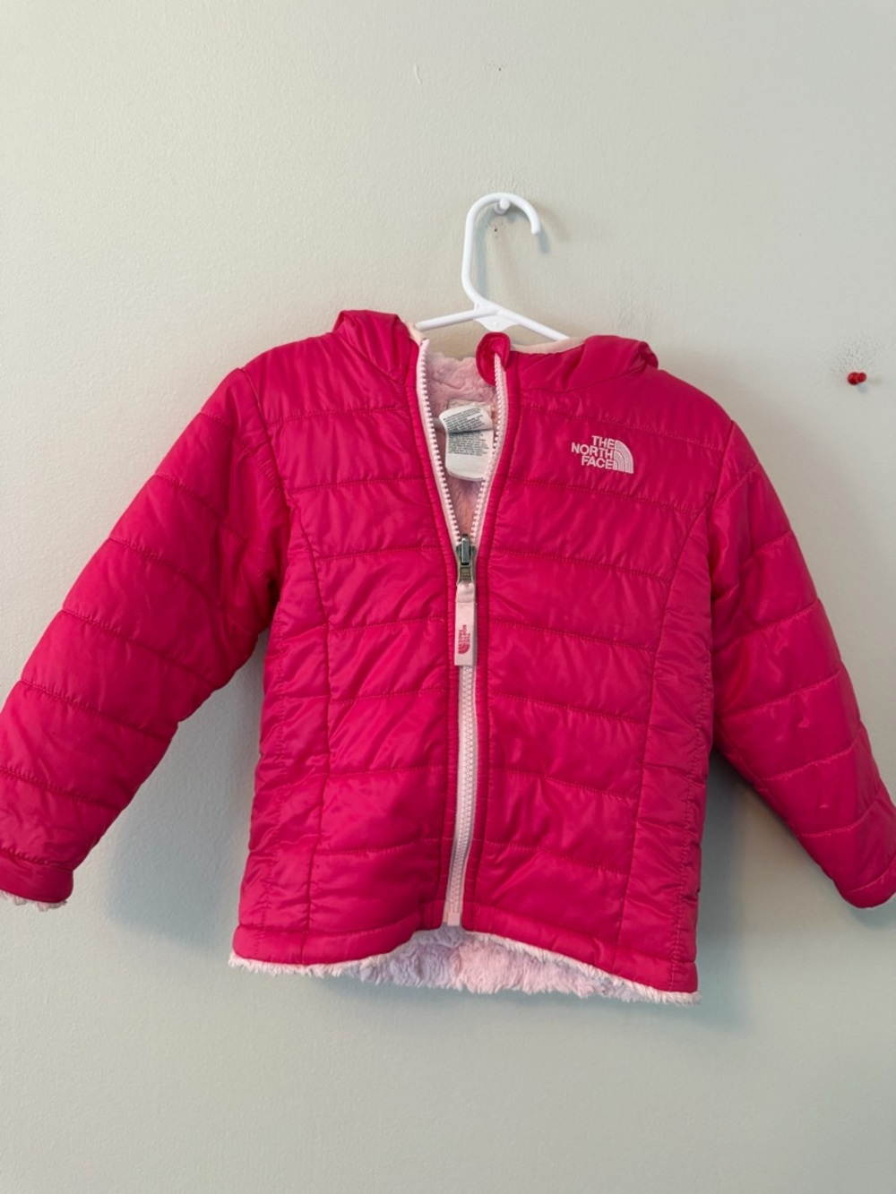 The North Face Pink Puffer Jacket